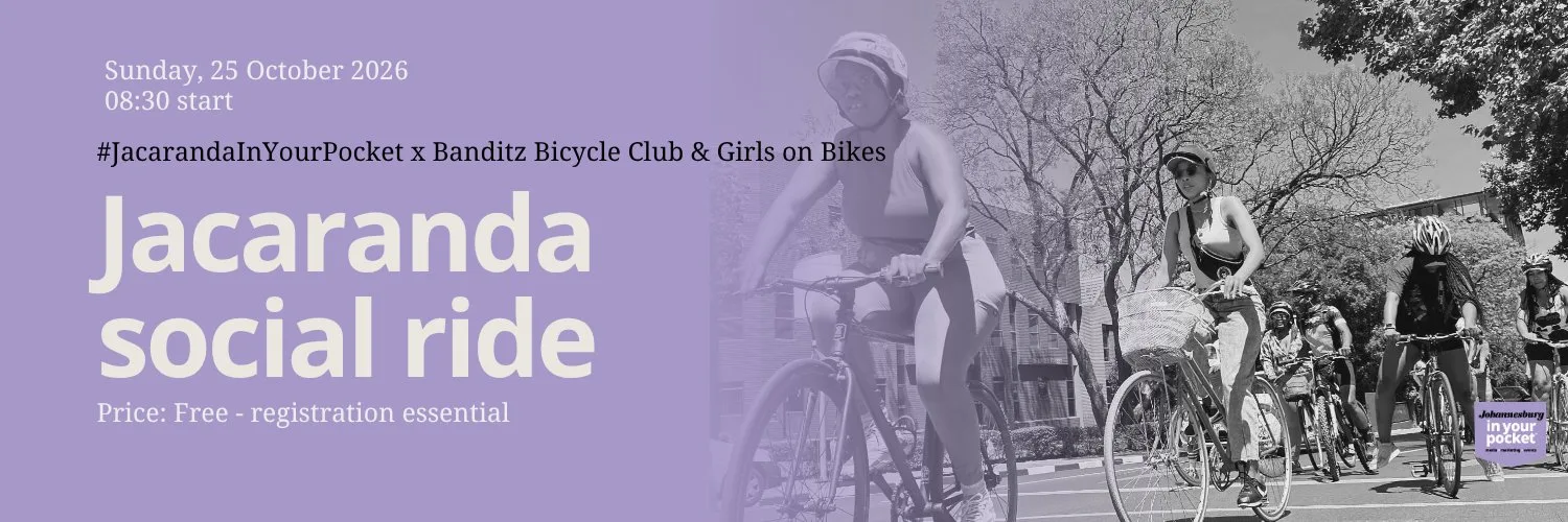 #JacarandaInYourPocket Social Ride with Banditz Bicycle Club and Girls on Bikes