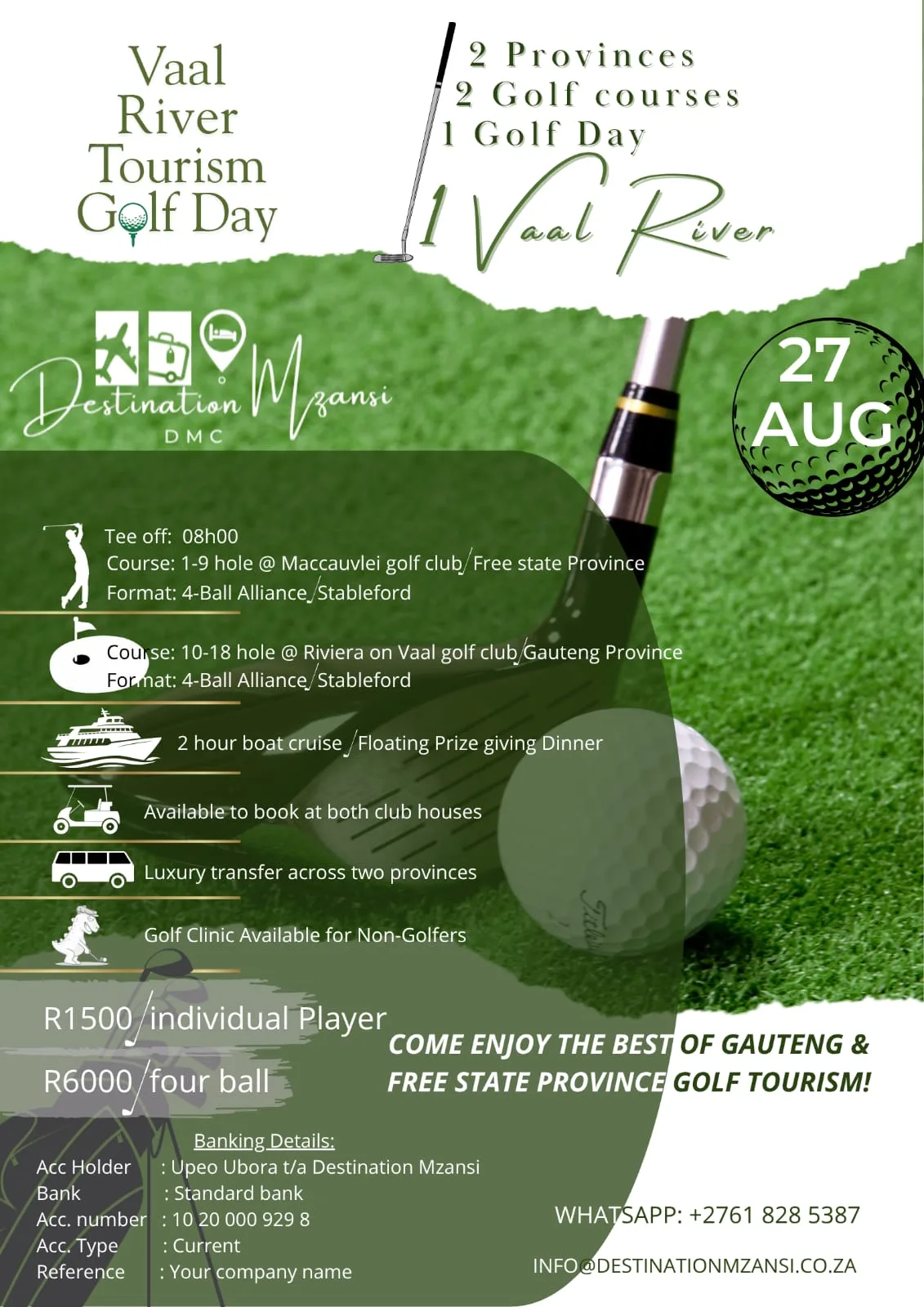 Vaal River Tourism Golf Day
