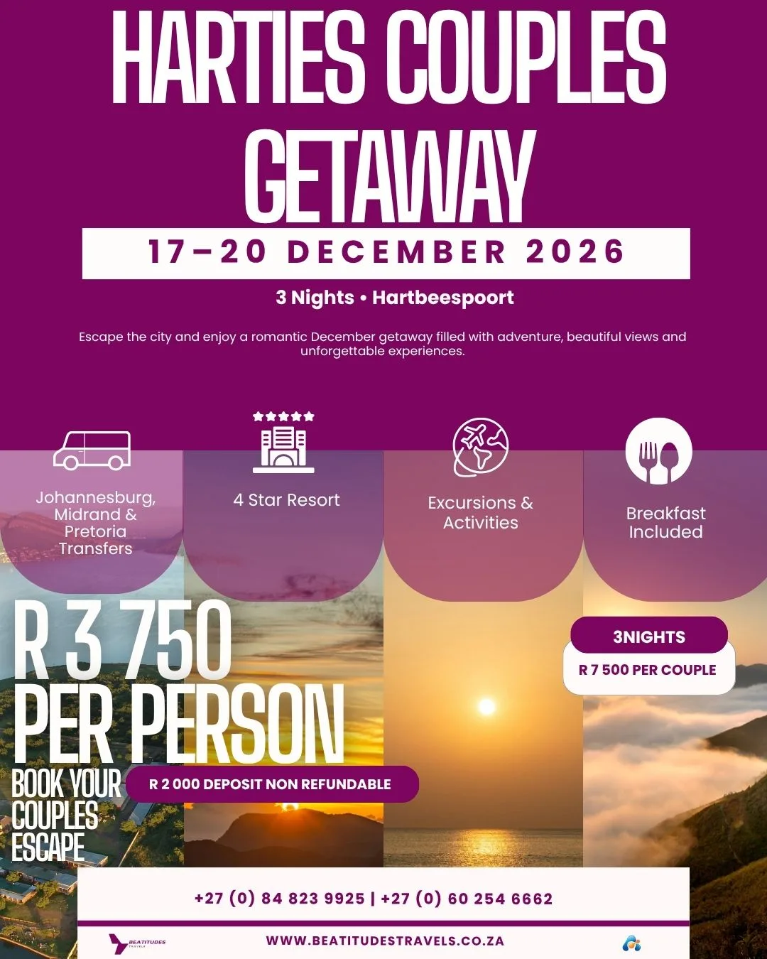 Hartbeespoort Couples Getaway
