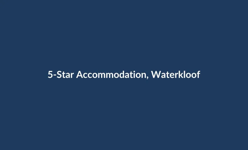 Waterkloof Guest House 3