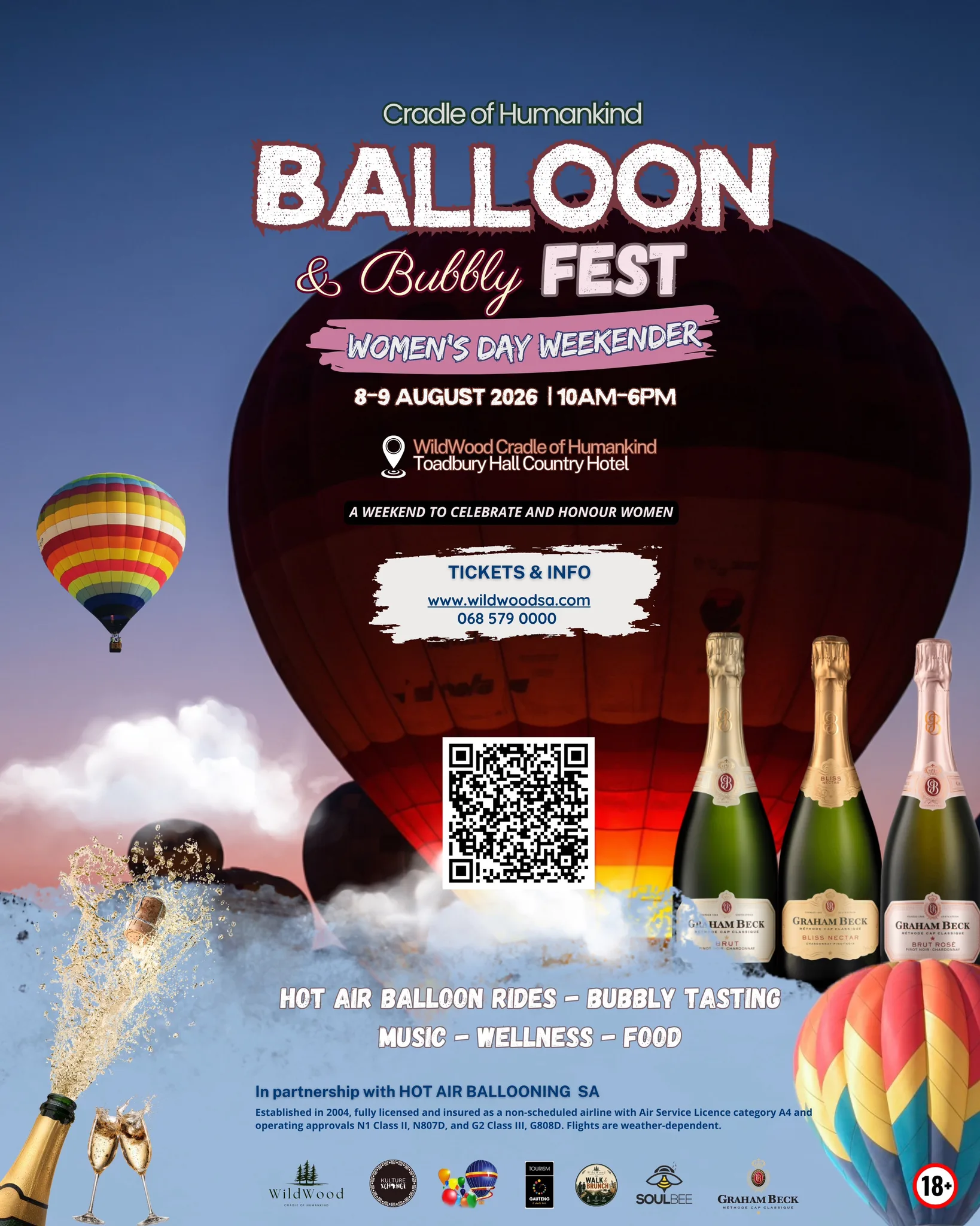 Cradle Balloon & Bubbly Fest: Women's Day Weekender